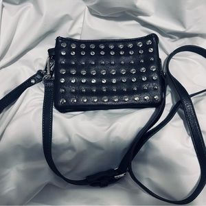 Grey shiny sparkly crossbody